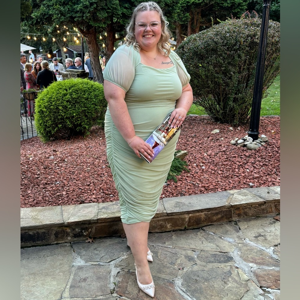 Shein Chic Sage Green Dress